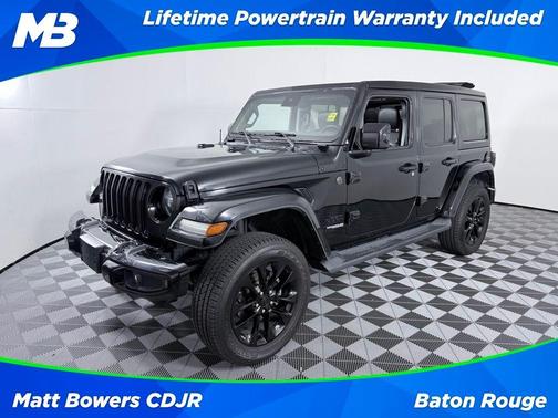 Black Clearcoat 2021 Jeep Wrangler Unlimited Sahara Altitude