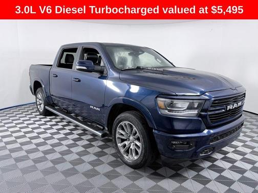 Patriot Blue Pearlcoat 2022 RAM 1500 Laramie