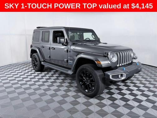 Granite Crystal Clearcoat Metallic 2022 Jeep Wrangler Unlimited 4xe Sahara