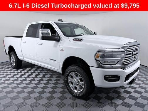 Bright White Clearcoat 2024 RAM 2500 Laramie