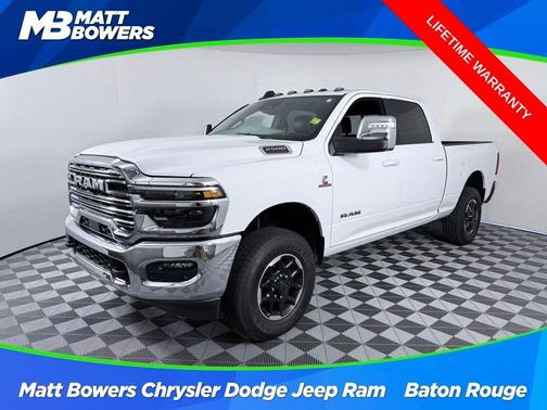 Bright White Clearcoat 2025 RAM 2500 Laramie