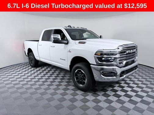 Bright White Clearcoat 2025 RAM 2500 Laramie
