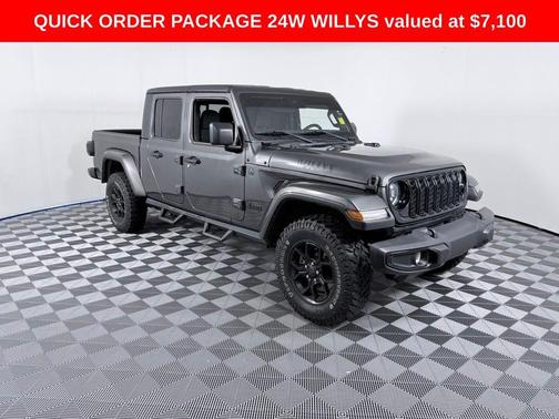 Granite Crystal Clearcoat Metallic 2024 Jeep Gladiator Sport