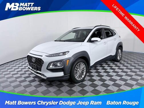 Chalk White 2018 Hyundai KONA SEL