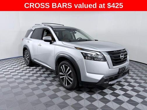 Brilliant Silver Metallic 2025 Nissan Pathfinder Platinum