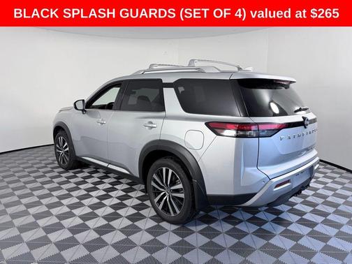 Brilliant Silver Metallic 2025 Nissan Pathfinder Platinum