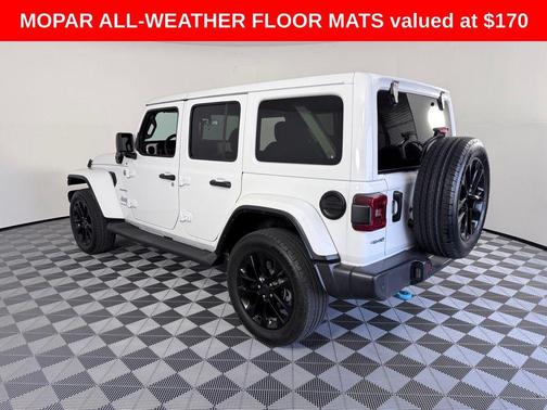 Bright White Clearcoat 2024 Jeep Wrangler 4xe Sahara