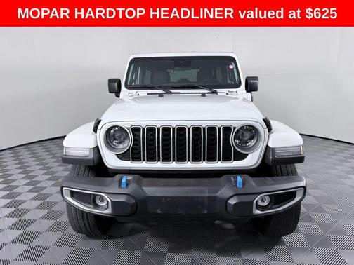 Bright White Clearcoat 2024 Jeep Wrangler 4xe Sahara