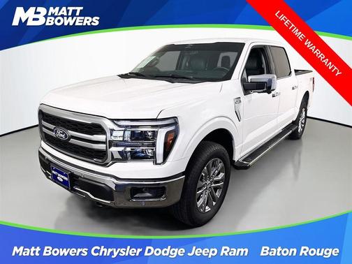 White Metallic 2025 Ford F-150 Lariat