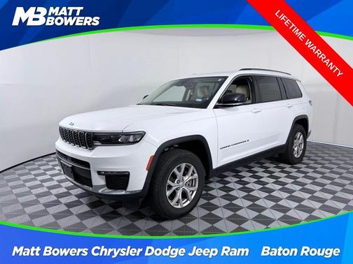Bright White Clearcoat 2021 Jeep Grand Cherokee L Limited