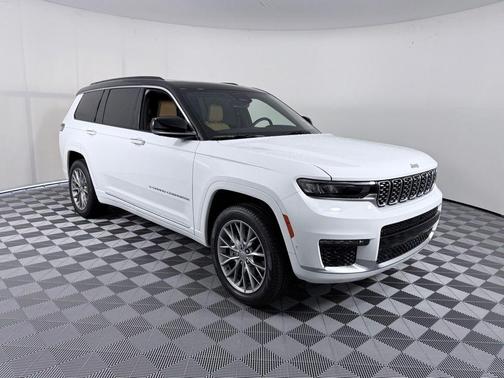 Bright White Clearcoat 2025 Jeep Grand Cherokee L Summit