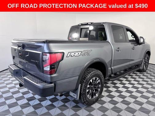 Gun Metallic 2021 Nissan Titan PRO-4X