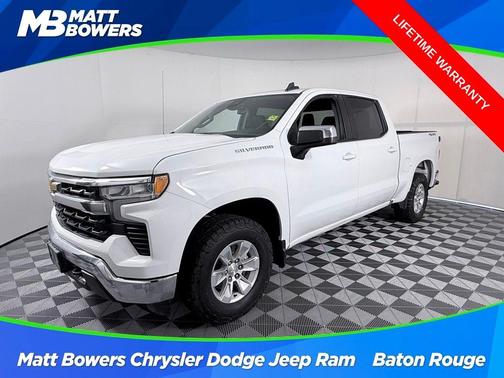 Summit White 2023 Chevrolet Silverado 1500 LT