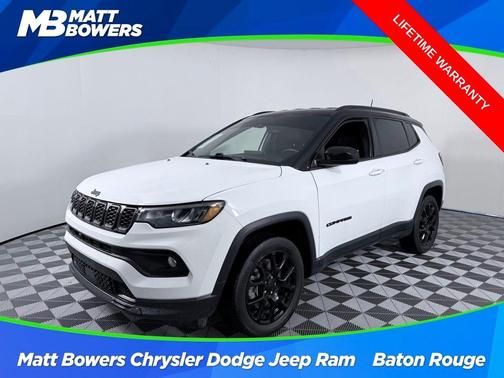 Bright White Clearcoat 2024 Jeep Compass Latitude