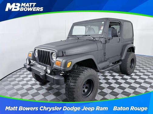 Black 2001 Jeep Wrangler Sport