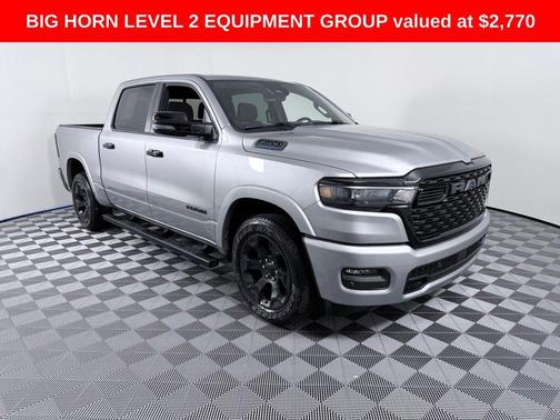 Billet Silver Metallic Clearcoat 2025 RAM 1500 Big Horn/Lone Star