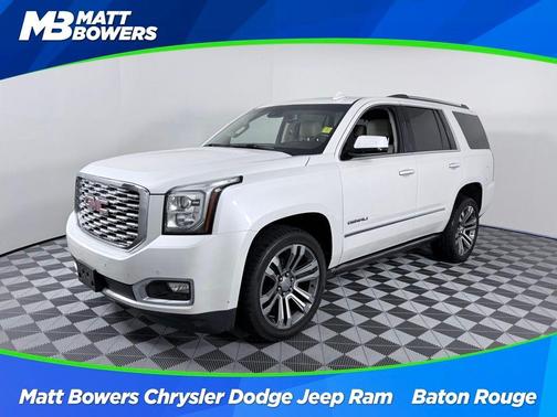 White Frost Tri-Coat 2019 GMC Yukon Denali
