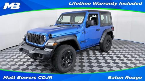 Hydro Blue Pearlcoat 2026 Jeep Wrangler Sport