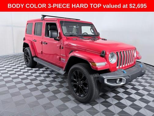 Firecracker Red Clearcoat 2022 Jeep Wrangler Unlimited 4xe Sahara