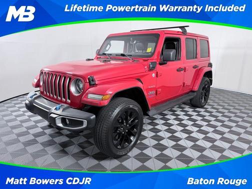 Firecracker Red Clearcoat 2022 Jeep Wrangler Unlimited 4xe Sahara