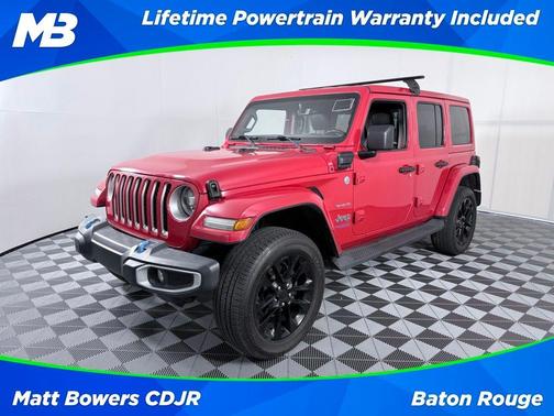 Firecracker Red Clearcoat 2022 Jeep Wrangler Unlimited 4xe Sahara