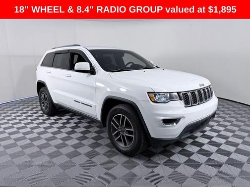 Bright White Clearcoat 2019 Jeep Grand Cherokee Laredo E