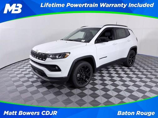 Bright White 2026 Jeep Compass Latitude
