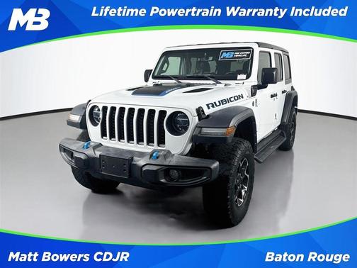 Bright White Clearcoat 2021 Jeep Wrangler Unlimited 4xe Rubicon