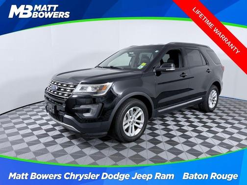 Shadow Black 2017 Ford Explorer XLT
