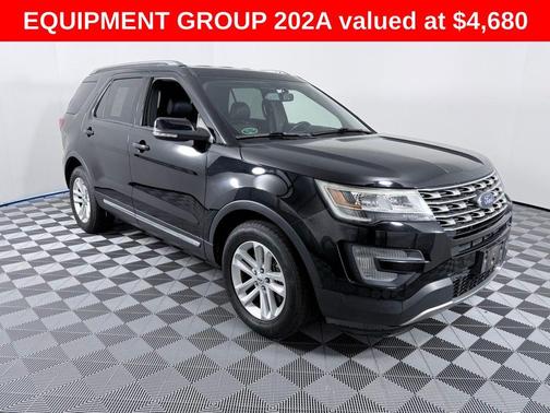 Shadow Black 2017 Ford Explorer XLT
