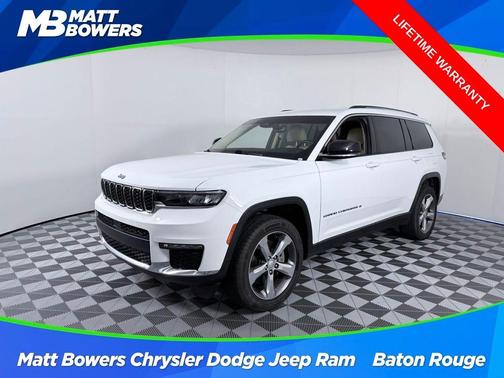 Bright White Clearcoat 2021 Jeep Grand Cherokee L Limited