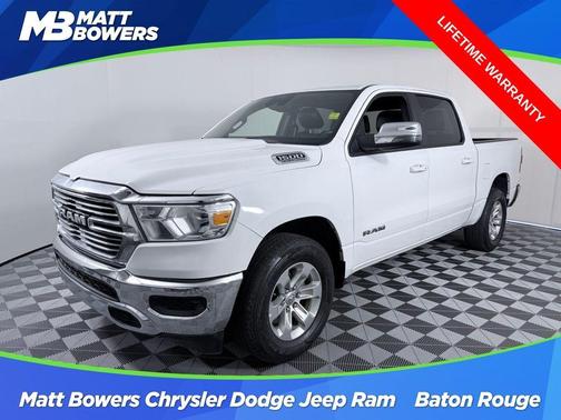 Bright White Clearcoat 2024 RAM 1500 Laramie