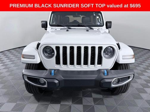 Bright White Clearcoat 2023 Jeep Wrangler 4xe Sahara