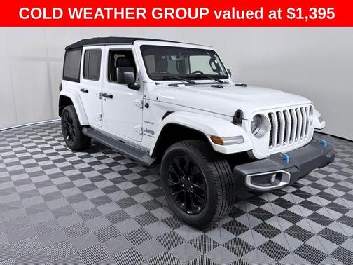Bright White Clearcoat 2023 Jeep Wrangler 4xe Sahara