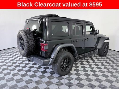 Black Clearcoat 2024 Jeep Wrangler 4xe Sport