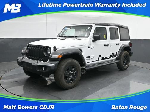 Bright White Clearcoat 2021 Jeep Wrangler Unlimited Sport