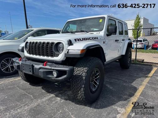 Bright White Clearcoat 2025 Jeep Wrangler Rubicon