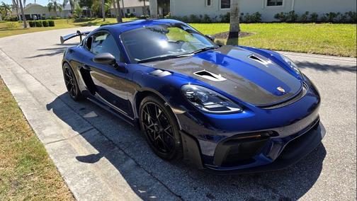 Blue 2024 Porsche 718 Cayman GT4 RS