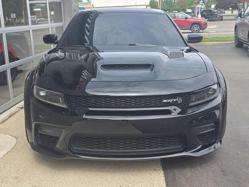 Pitch Black Clearcoat 2023 Dodge Charger SRT Hellcat Widebody Jailbreak