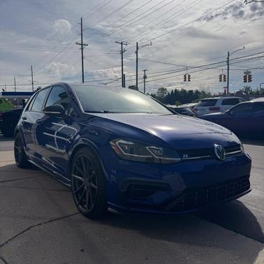 Blue 2019 Volkswagen Golf R 2.0T Manual