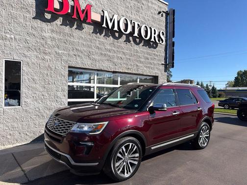Burgundy Velvet Metallic Tinted Clearcoat 2018 Ford Explorer Platinum