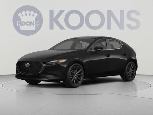 Jet Black Mica 2025 Mazda Mazda3 FWD w/Preferred Package