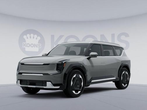Pebble Gray 2024 Kia EV9 Land