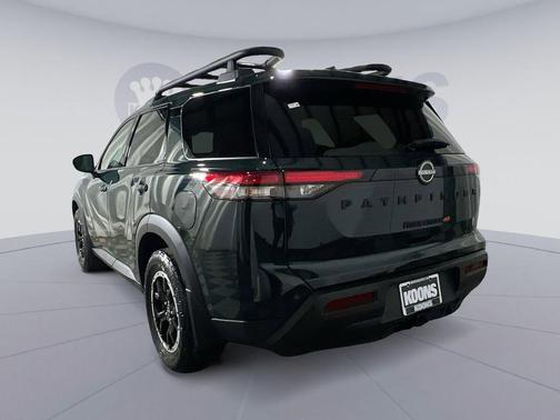 Obsidian Green Pearl 2023 Nissan Pathfinder Rock Creek 4WD