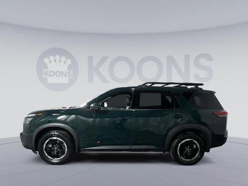 Obsidian Green Pearl 2023 Nissan Pathfinder Rock Creek 4WD