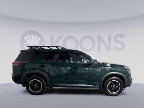 Obsidian Green Pearl 2023 Nissan Pathfinder Rock Creek 4WD