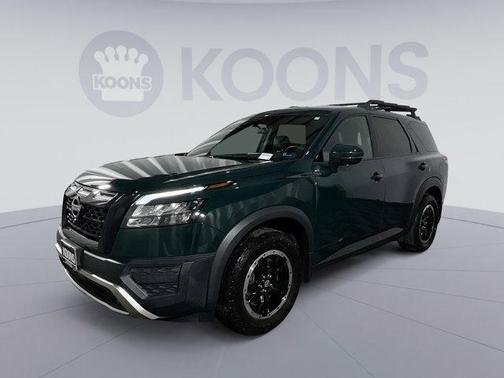 Obsidian Green Pearl 2023 Nissan Pathfinder Rock Creek 4WD