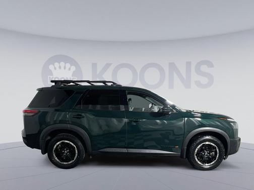 Obsidian Green Pearl 2023 Nissan Pathfinder Rock Creek 4WD
