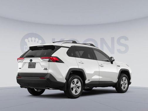 Super White 2021 Toyota RAV4 Hybrid XLE