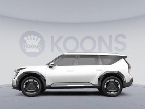 Snow White Pearl 2024 Kia EV9 Wind